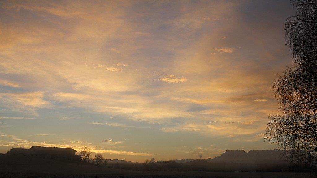 Sonnenaufgang im Rupertigau