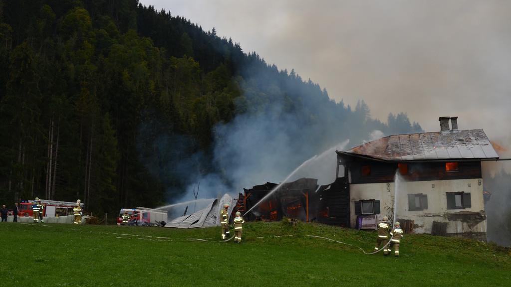 Bauernhof in St. Veit niedergebrannt