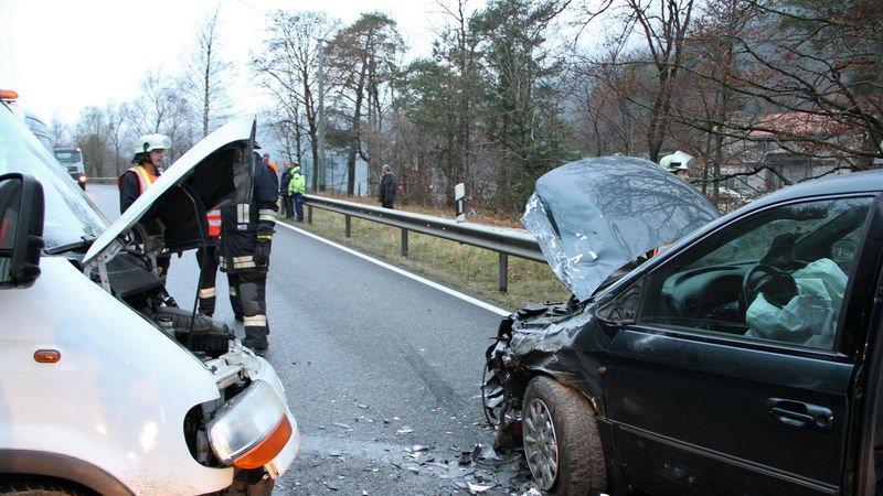 Crash auf der B21