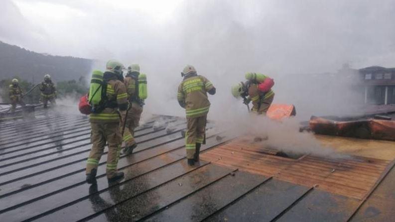 Großeinsatz bei Brand in Bad Vigaun