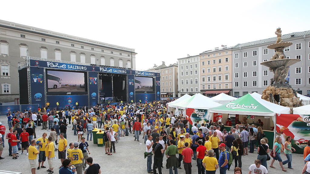 Fanzone bei Fußball-EM 2008 in Salzburg