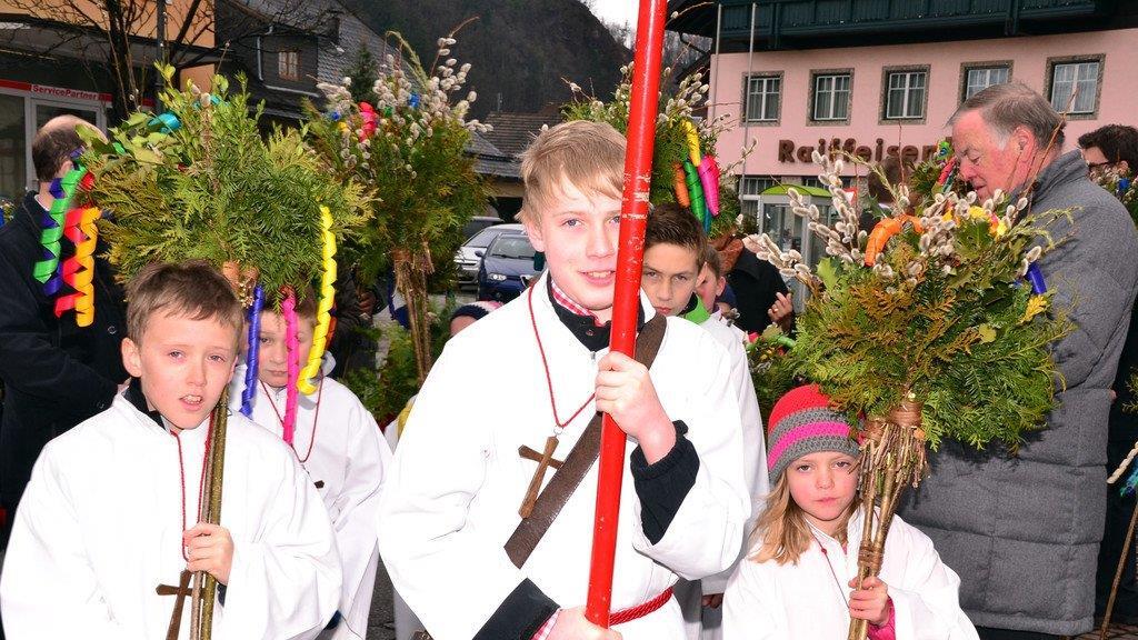 Palmweihe in Grödig