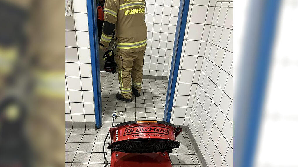 WC-Brand in Bischofshofen
