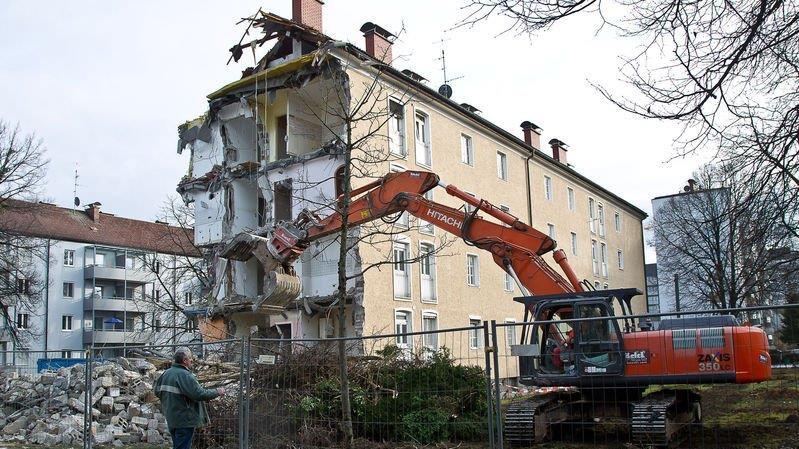 Abrissarbeiten haben begonnen