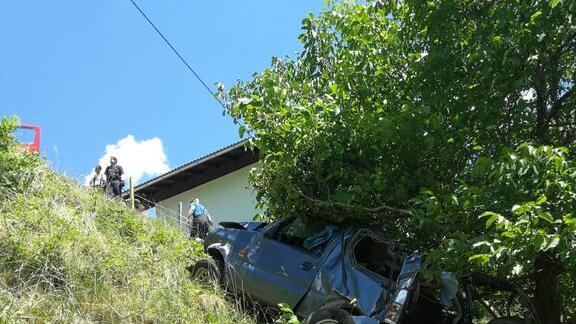 Pkw-Absturz in St. Johann
