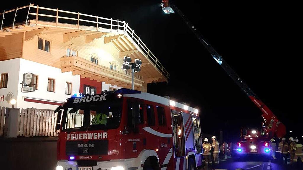 Dachstuhlbrand in Fusch