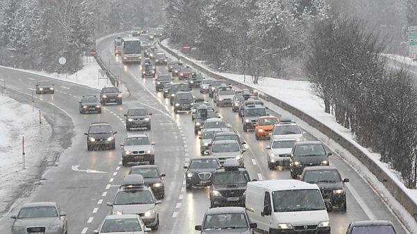 Alle wollen auf die Skipiste