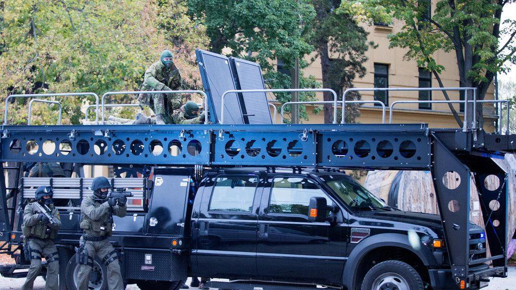 Großübung bei simuliertem Terroranschlag in Wien