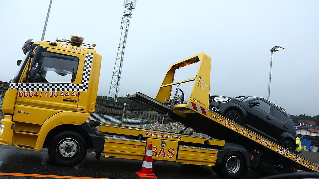 A10, Unfall, Hallein