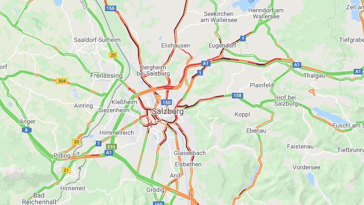 Neuschnee, Verkehr, Stau,