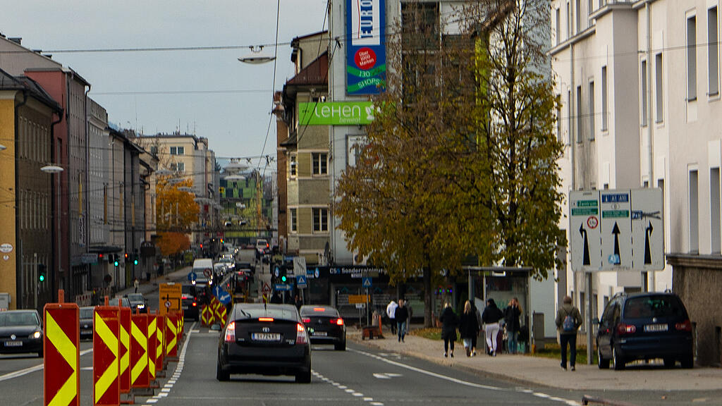 Baustelle Ignaz-Harrer-Straße
