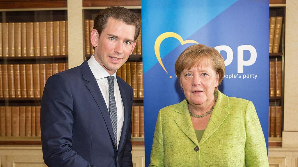 Kurz strebt eine enge Zusammenarbeit mit Merkel an.
