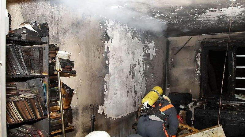 Bilder vom Schlafzimmerbrand