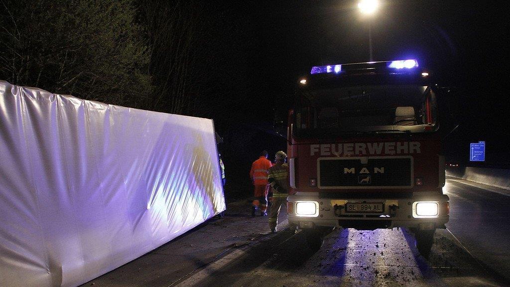 Lkw-Unfall auf A1