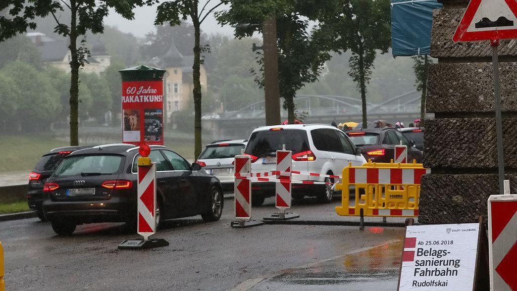 Baustelle am Rudolfskai wird zum Nadelöhr