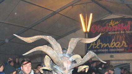 Krampus-Auflauf in St. Johann