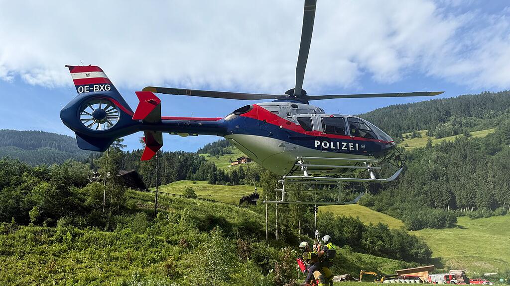 Waldbrand in Großarl