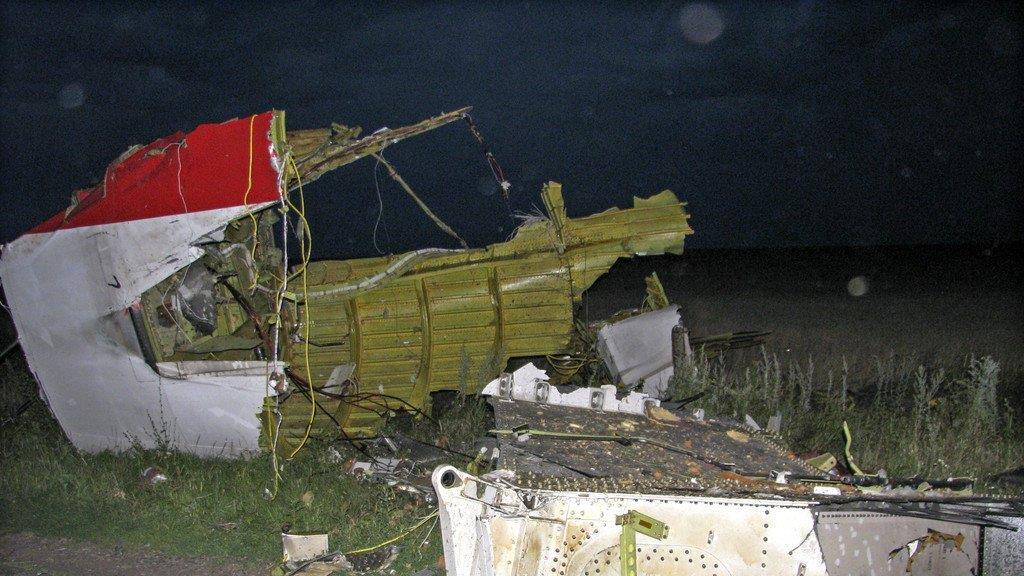 MH17: Wrackteile des Flugzeugs