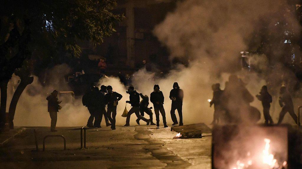 Chaosnacht in Athen