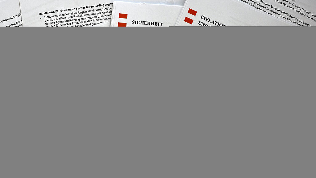 Das Regierungsprogramm von ÖVP, SPÖ und NEOS