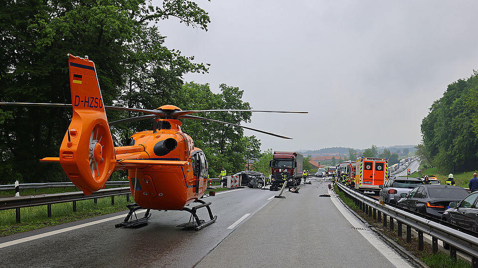 Tödlicher Unfall A8 Teisendorf