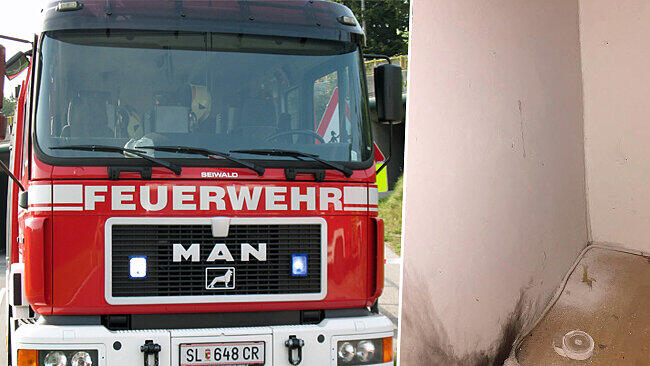 Die Feuerwehr war eineinhalb Stunden im Einsatz.