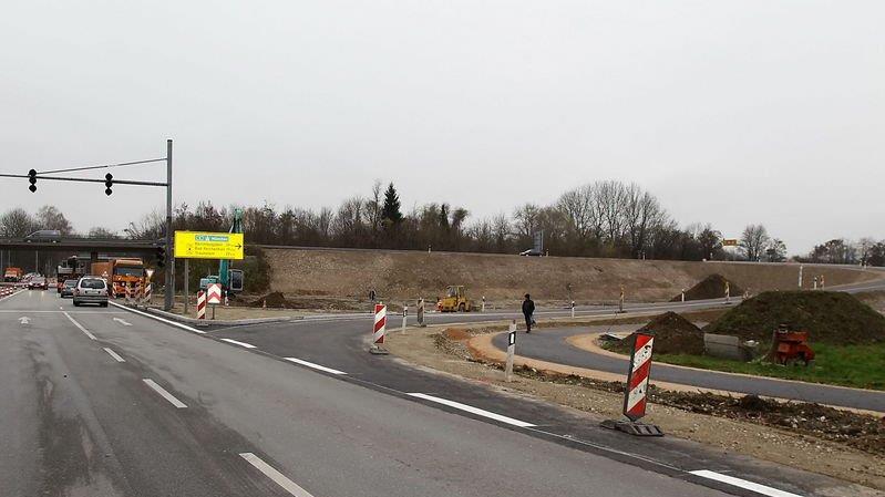 Arbeiten auf der B20