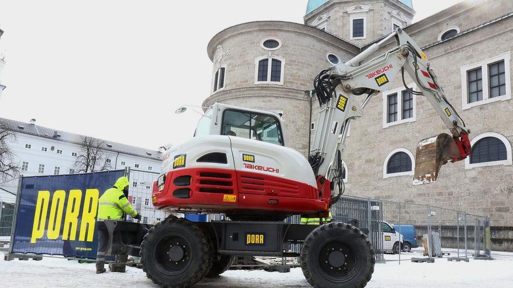 Umfangreiche Bauarbeiten am Residenzplatz