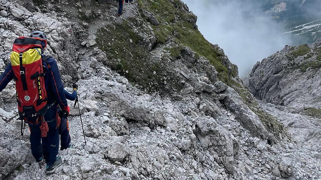 Bergrettung Klettersteig Dienten