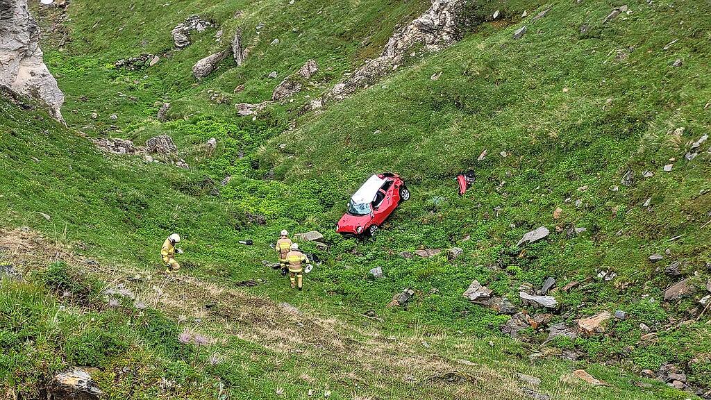Pkw-Absturz an Großglockner Hochalpenstraße