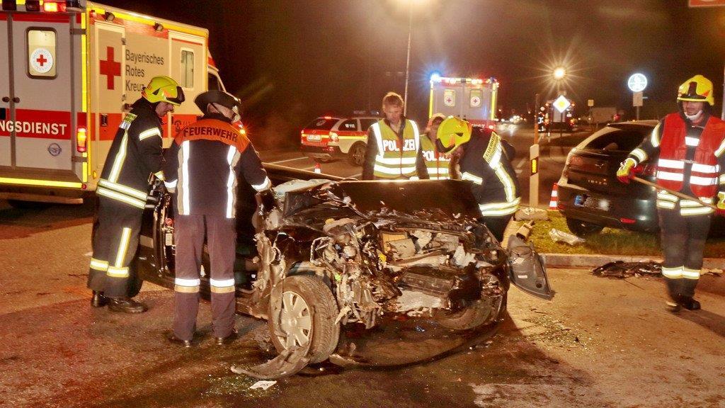 Unfall mit drei Schwerverletzten in Bischofswiesen