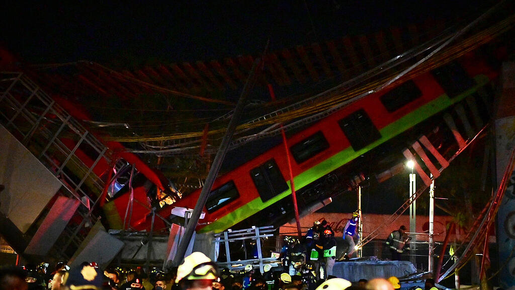 U-Bahn-Unglück Mexiko-Stadt am 3. Mai 2021