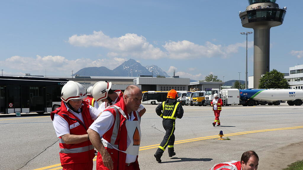 EInsatzübung, Salzburg Airport
