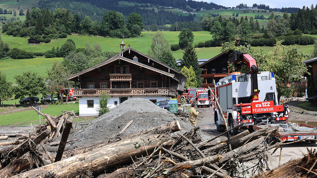 Unwetter im Oberpinzgau: Hollersbach
