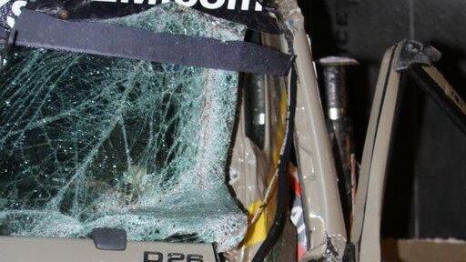 Massencrash im Schneesturm