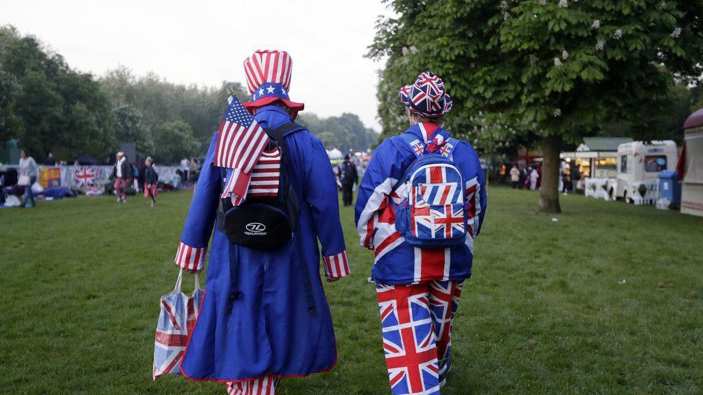Royale Hochzeit: Fans in Windsor