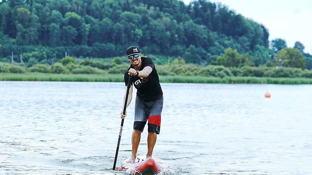 SUP-Rennen am Wallersee