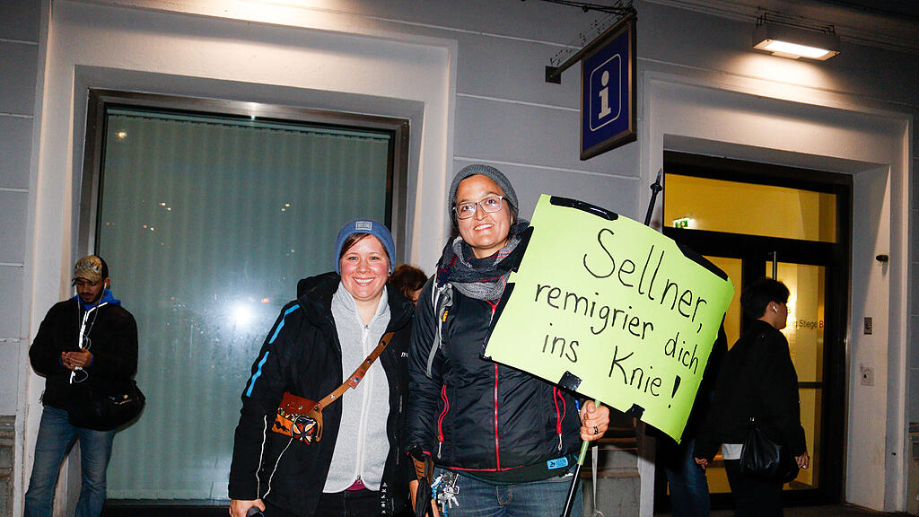 "Demo gegen Rechts" in Salzburg