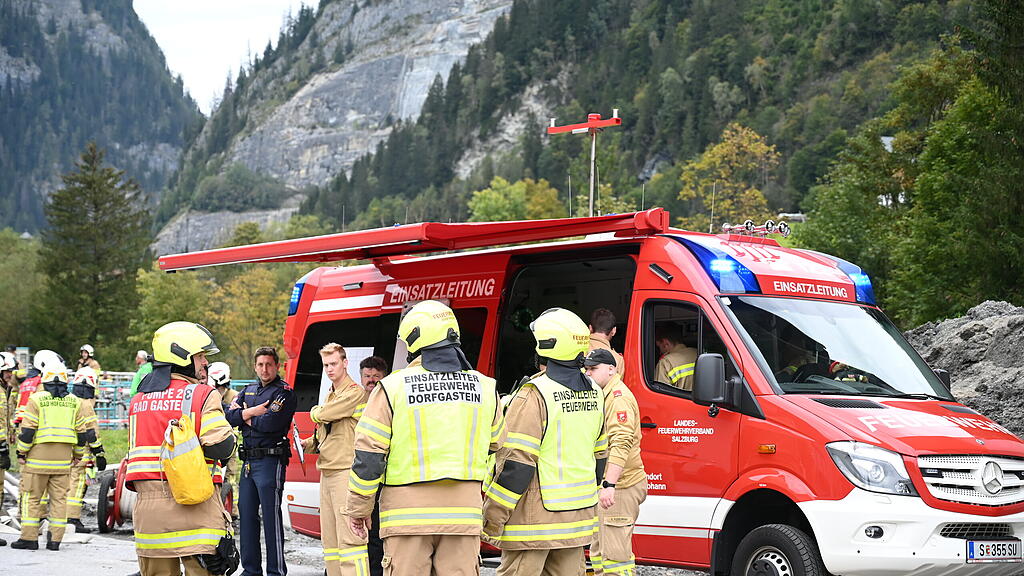 Großübung Feuerwehren Gasteinertal