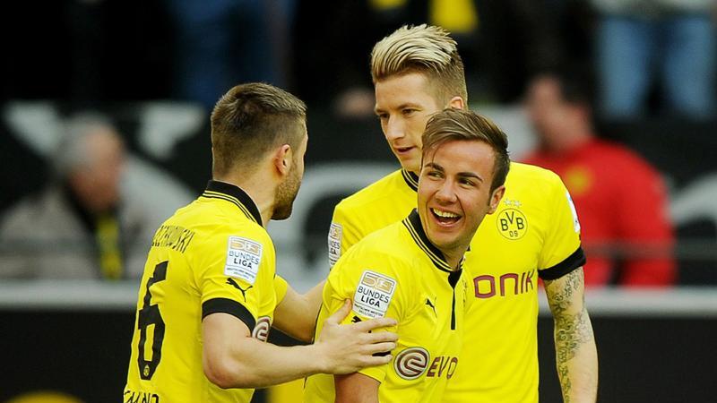 Noch trägt Götze das Dortmunder Trikot