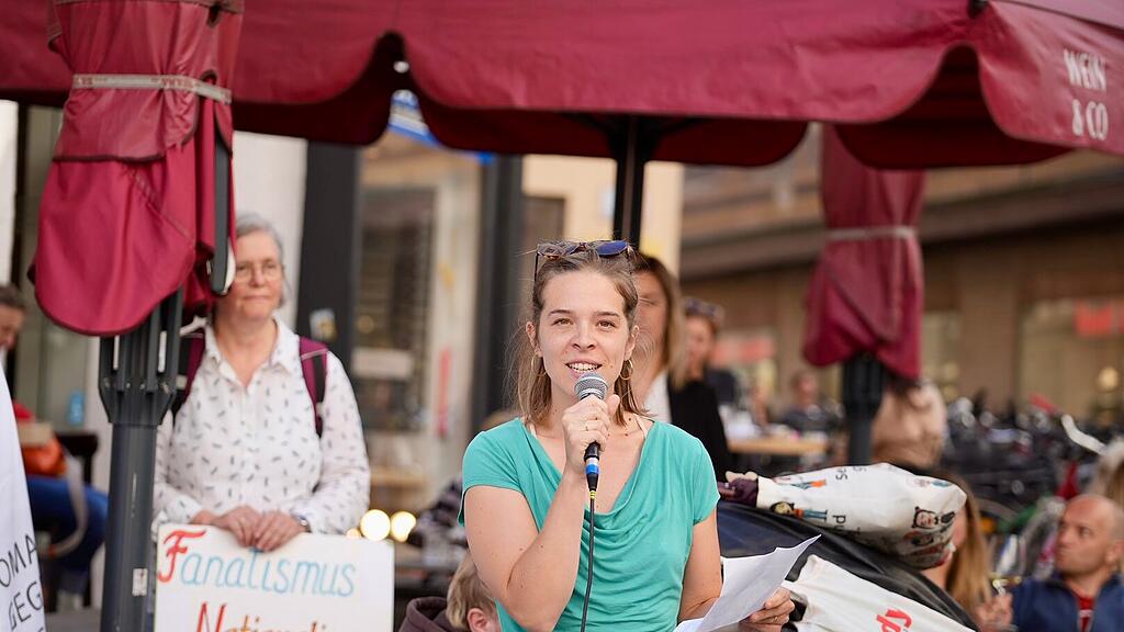 "Demo gegen rechts" in Salzburg