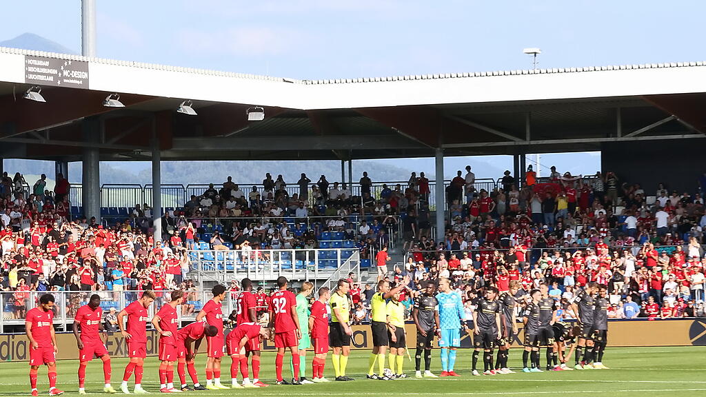 Mainz 05 gegen Liverpool Testspiel in Grödig
