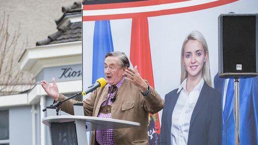 Richard Lugner auf Wahlkampftour in Salzburg I