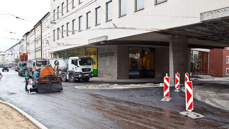 Franz Josef Kai wird asphaltiert