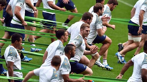 Australiens "Wallabies" im Intensivtraining für den Showdown