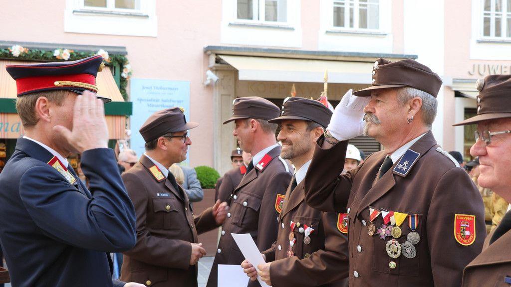Florianifeier in der Stadt Salzburg
