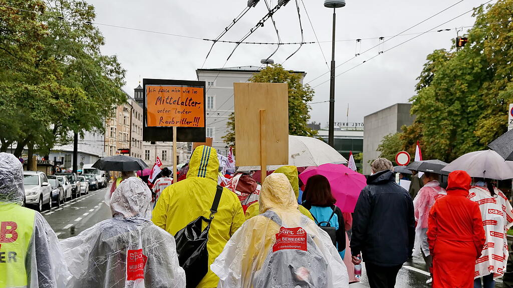 ÖGB-Anti-Teuerungs-Demo Salzburg