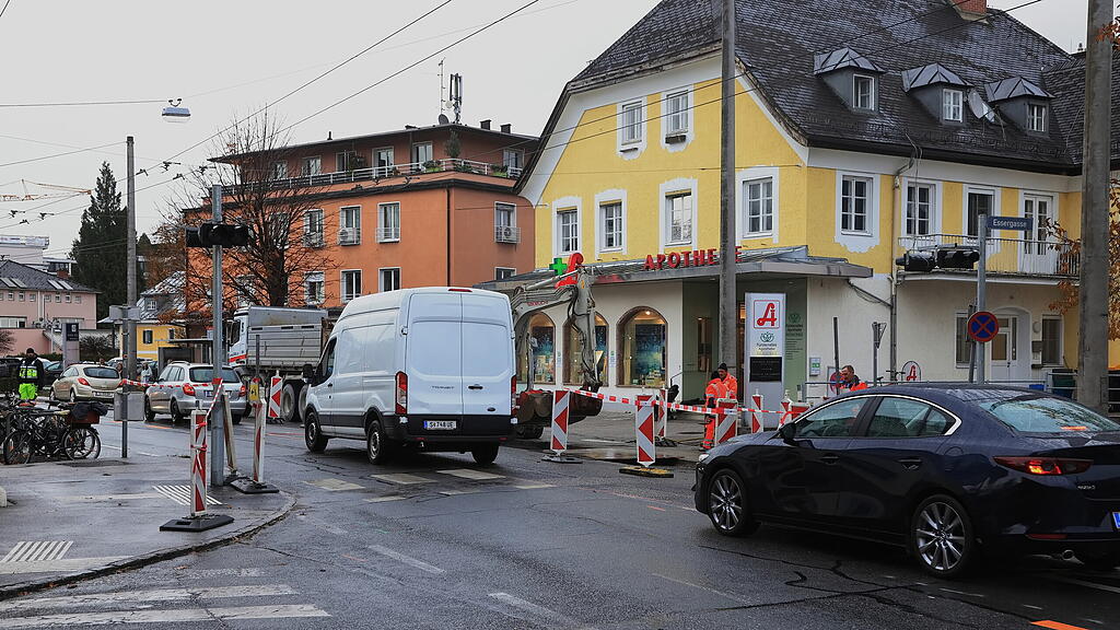 Nadelöhr für Autofahrer im Nonntal