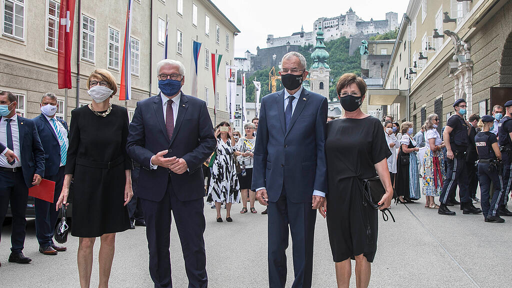Festspiele, Van der Bellen, Rabl-Stadler, Crepaz