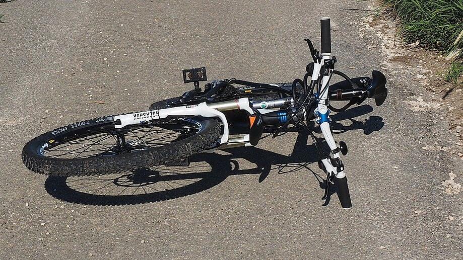 Fahrrad Sturz Unfall